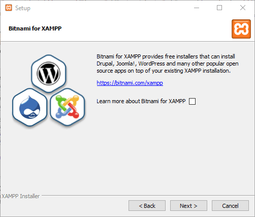 آموزش نصب XAMPP روی ویندوز مرحله 2